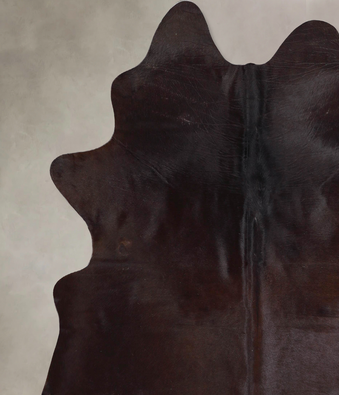 Chocolate Large Brazilian Cowhide Rug 6'7"H x 5'10"W #A48104 by Hudson