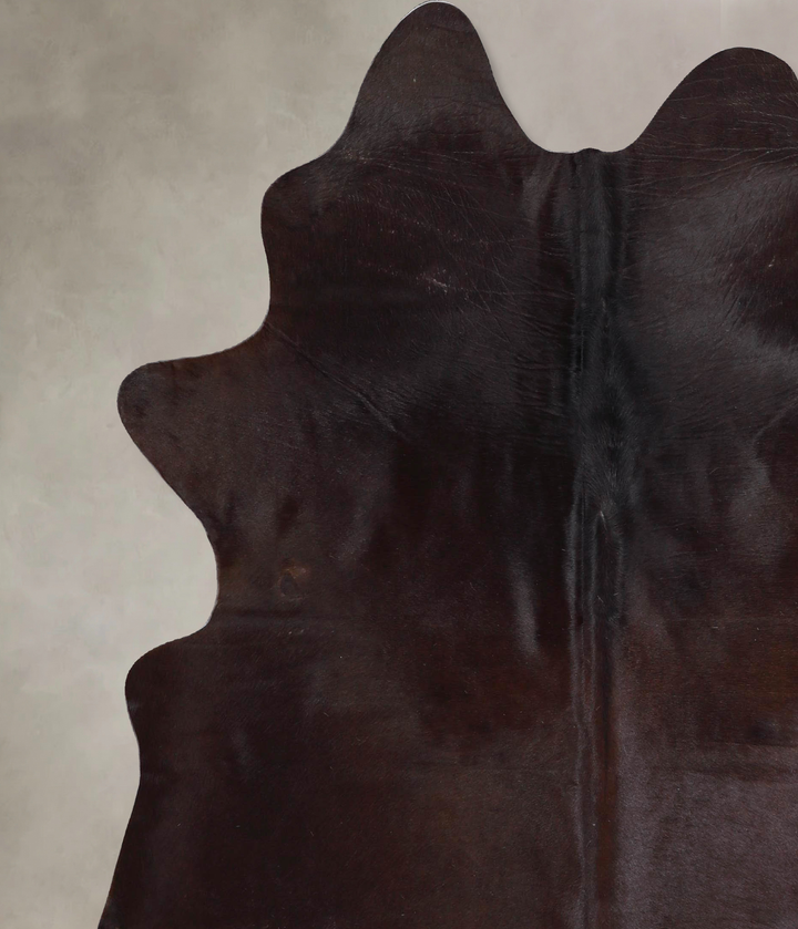 Chocolate Large Brazilian Cowhide Rug 6'7"H x 5'10"W #A48104 by Hudson Hides