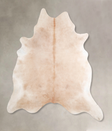 Beige XX-Large Brazilian Cowhide Rug 7'11"H x 7'2"W #A48117 by Hudson Hides