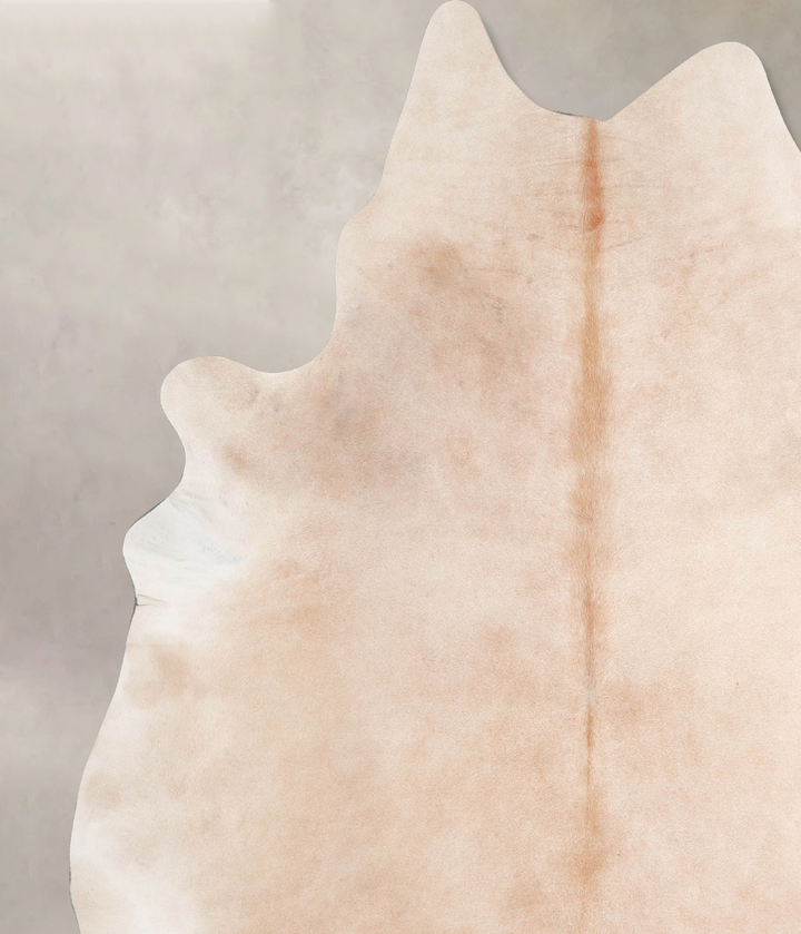 Beige XX-Large Brazilian Cowhide Rug 7'11"H x 7'2"W #A48117 by Hudson Hides