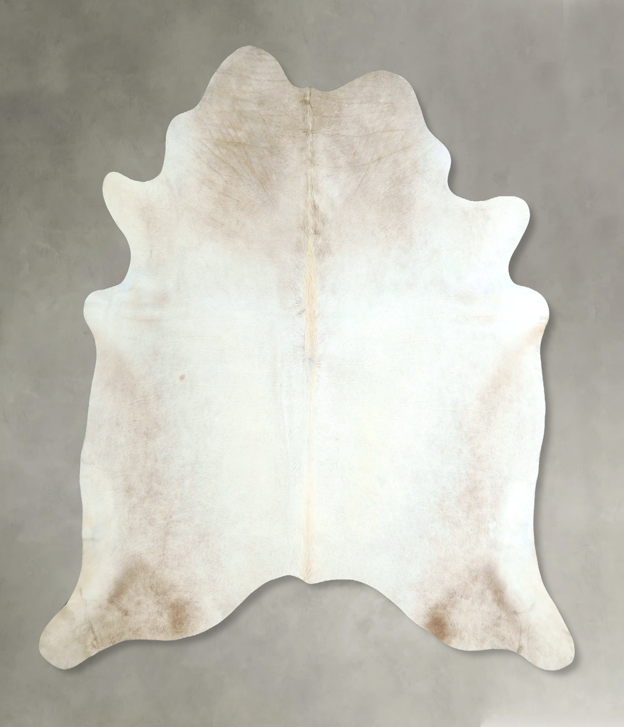 Champagne X-Large Brazilian Cowhide Rug 7'2"H x 6'11"W #A48126 by Hudson Hides