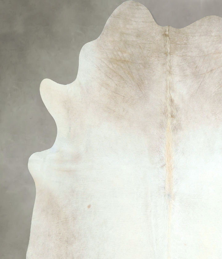 Champagne X-Large Brazilian Cowhide Rug 7'2"H x 6'11"W #A48126 by Hudson Hides