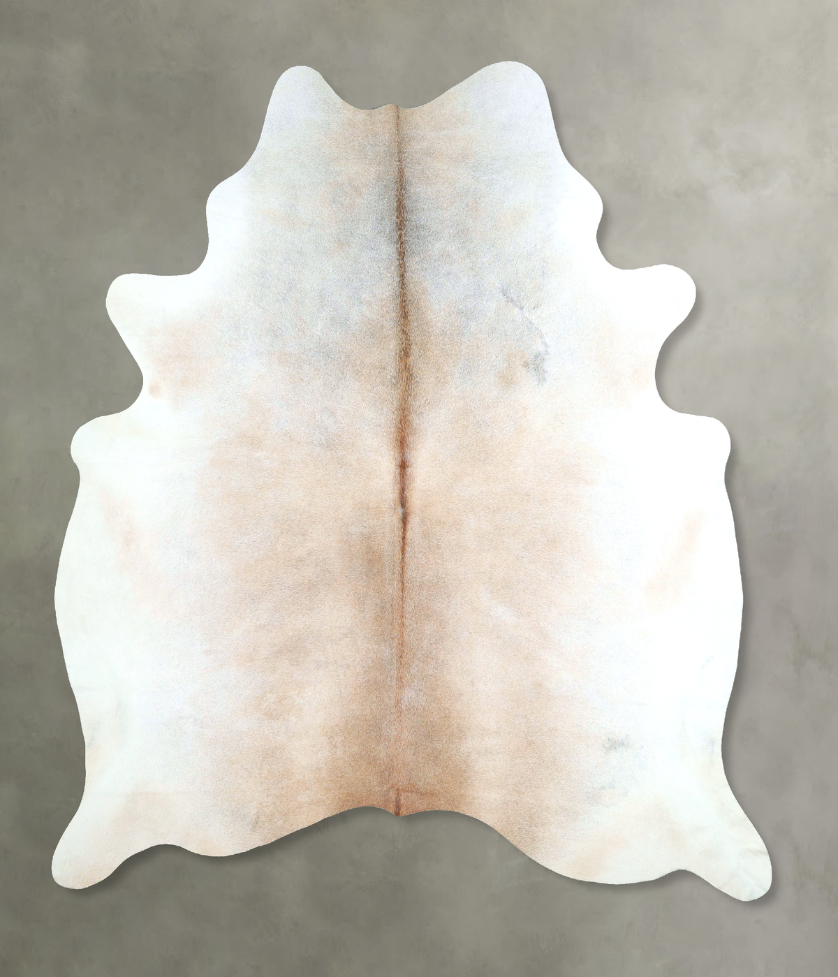 Grey with Beige Cowhide Rug #A48131