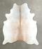 Grey with Beige XX-Large Brazilian Cowhide Rug 7'8