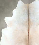 Grey with Beige XX-Large Brazilian Cowhide Rug 7'8"H x 6'8"W #A48131 by Hudson Hides