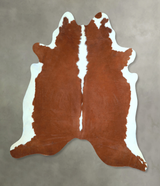 Hereford X-Large Brazilian Cowhide Rug 6'10"H x 6'7"W #A48134 by Hudson Hides