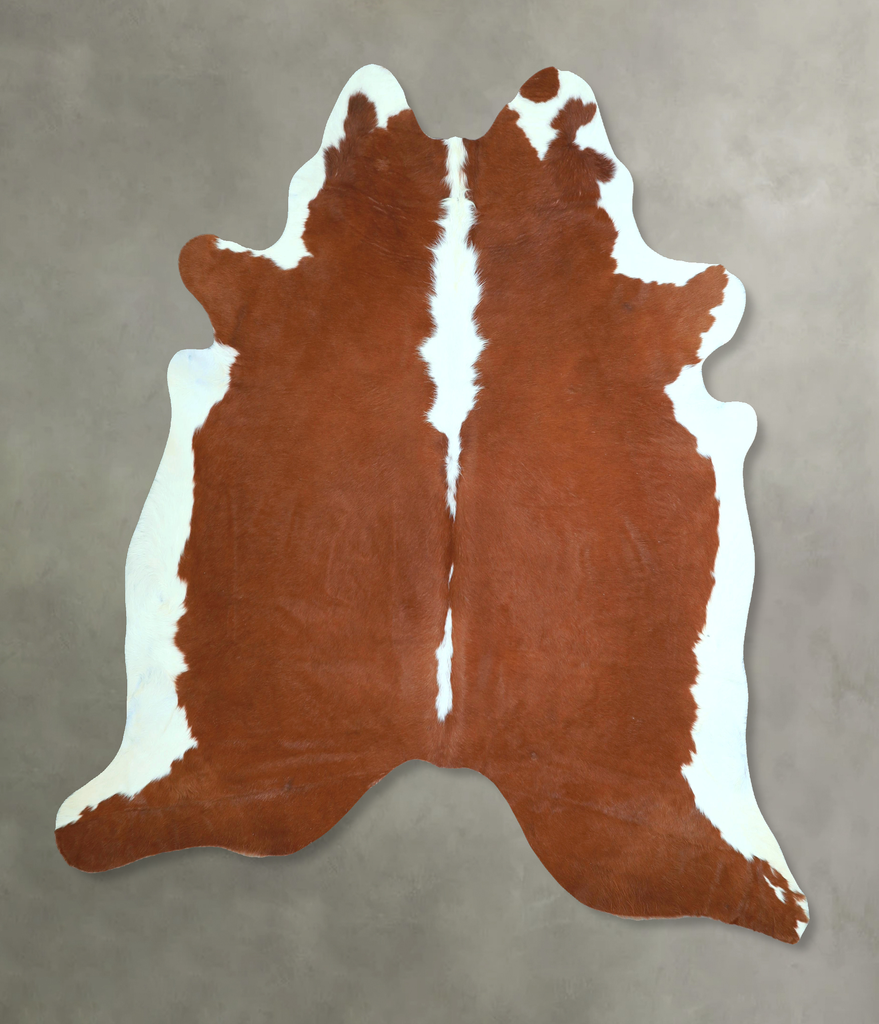 Hereford X-Large Brazilian Cowhide Rug 6'10"H x 6'7"W #A48134 by Hudson Hides