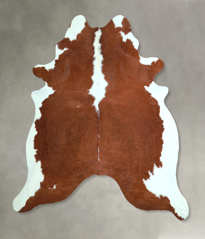 Hereford X-Large Brazilian Cowhide Rug 7'3"H x 6'4"W #A48135 by Hudson Hides
