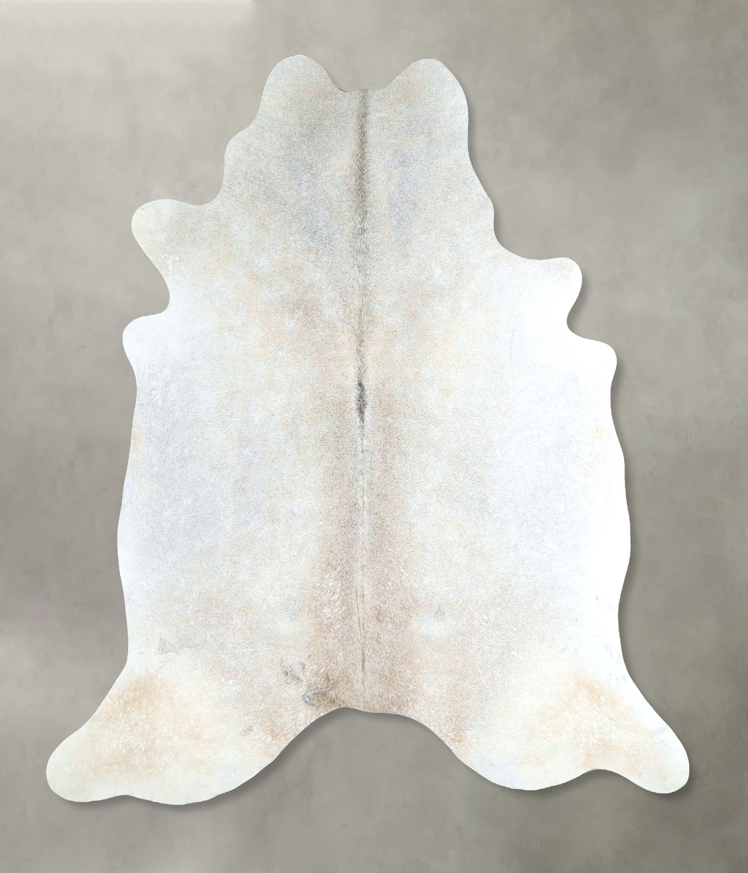 Grey with Beige X-Large Brazilian Cowhide Rug 6'11"H x 6'6"W #A48140 b