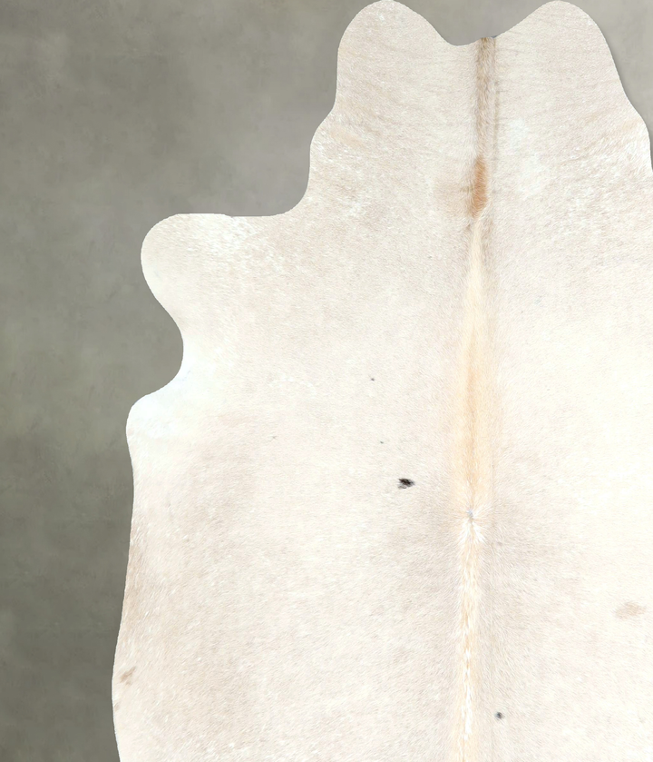 Grey with Beige X-Large Brazilian Cowhide Rug 6'6"H x 6'4"W #A48147 by Hudson Hides