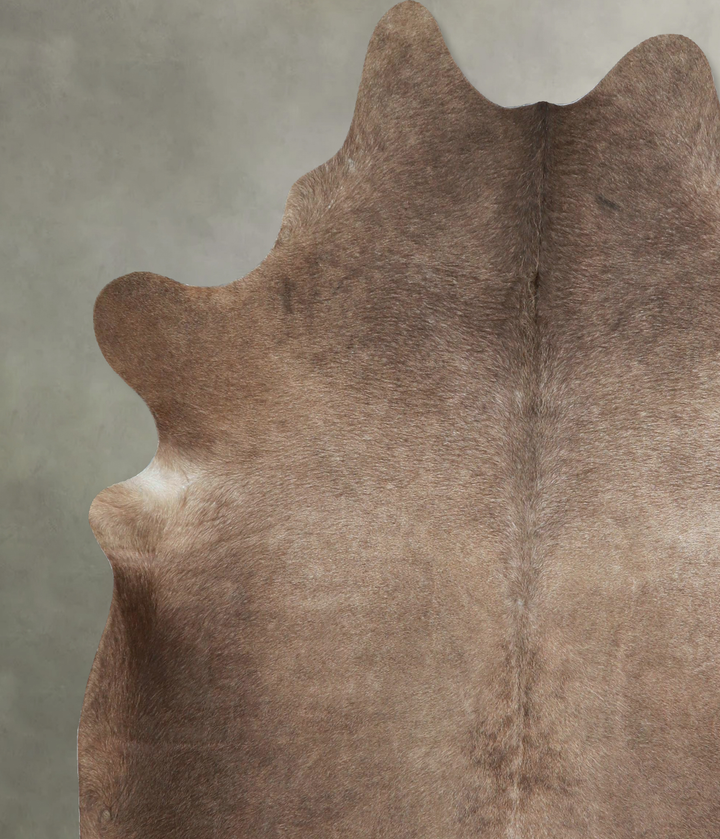 Taupe X-Large Brazilian Cowhide Rug 6'11"H x 6'1"W #A48150 by Hudson Hides