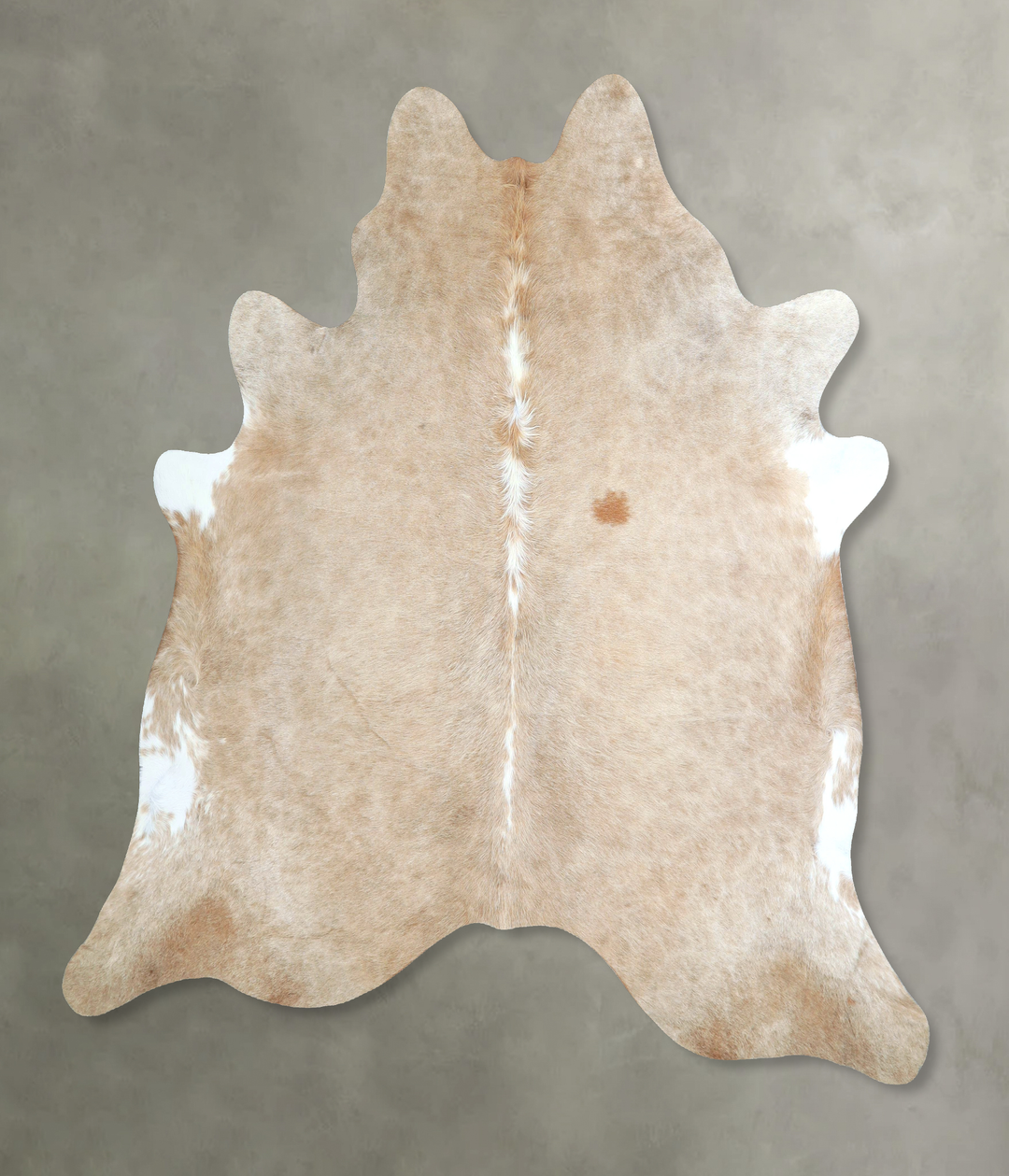 Taupe X-Large Brazilian Cowhide Rug 6'8"H x 6'5"W #A48153 by Hudson Hi