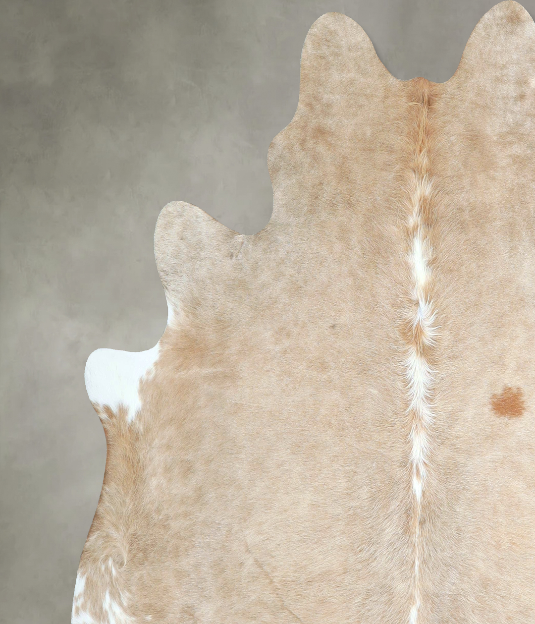 Taupe X-Large Brazilian Cowhide Rug 6'8"H x 6'5"W #A48153 by Hudson Hi