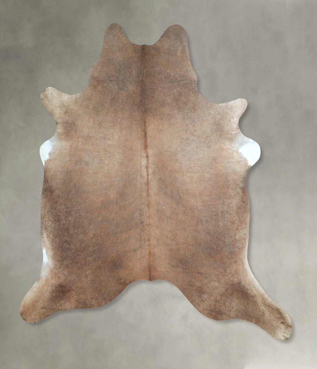 Taupe X-Large Brazilian Cowhide Rug 7'0"H x 6'7"W #A48154 by Hudson Hi