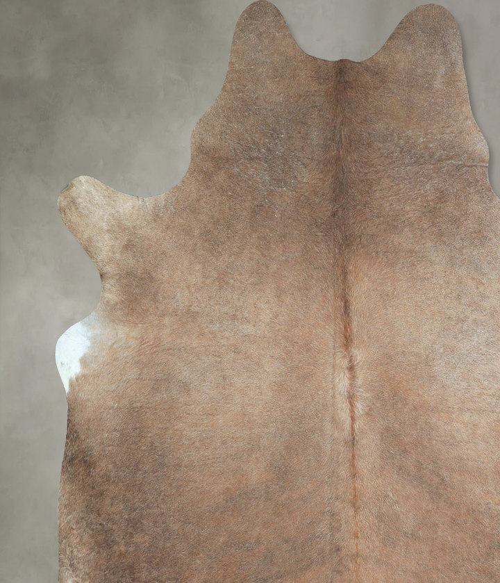 Taupe X-Large Brazilian Cowhide Rug 7'0"H x 6'7"W #A48154 by Hudson Hides