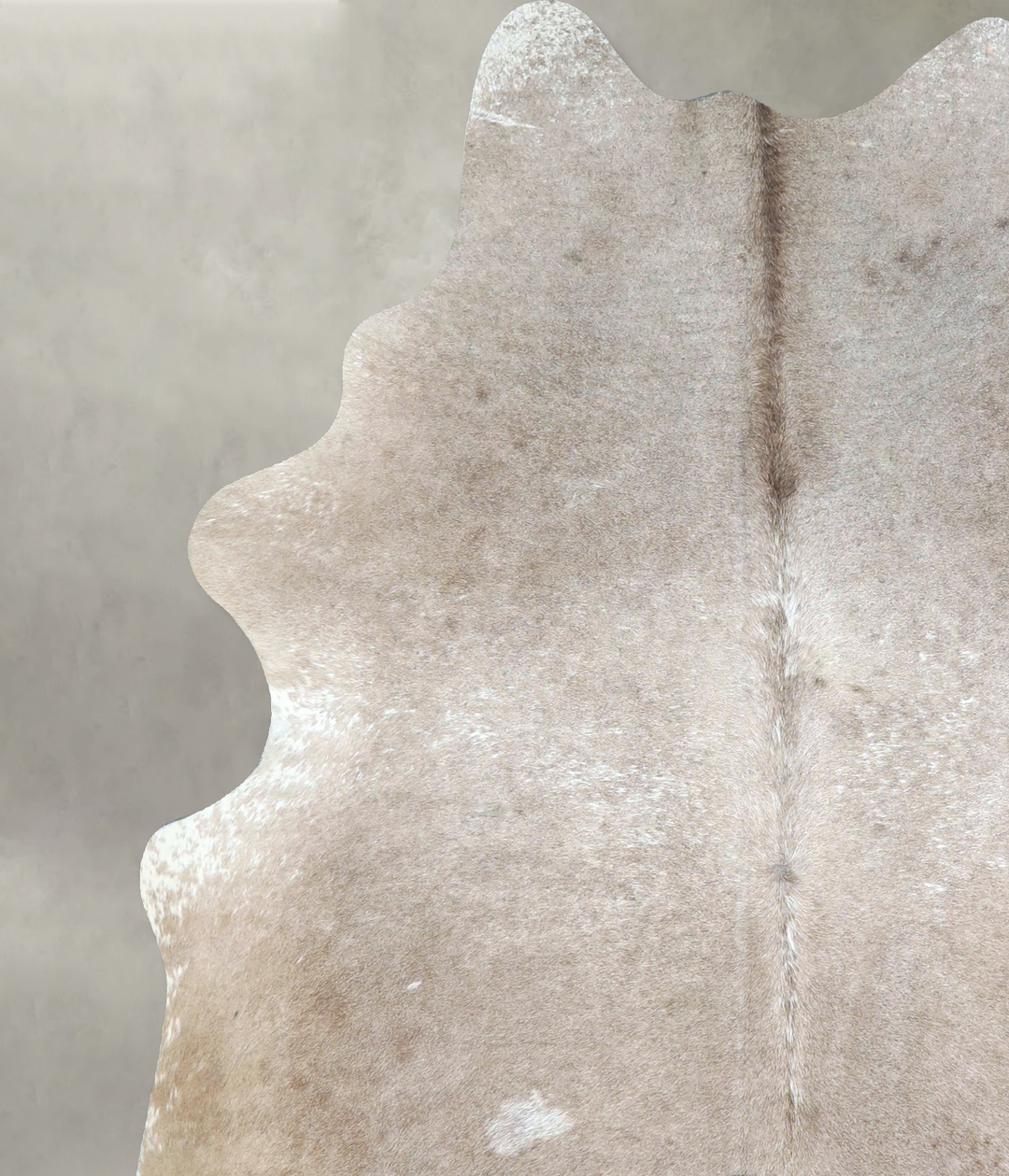 Taupe XX-Large Brazilian Cowhide Rug 6'11"H x 5'9"W #A48155 by Hudson 