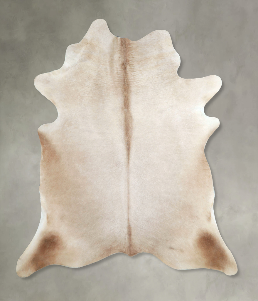 Taupe X-Large Brazilian Cowhide Rug 7'0"H x 5'11"W #A48159 by Hudson Hides