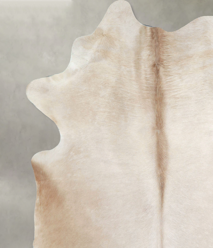 Taupe X-Large Brazilian Cowhide Rug 7'0"H x 5'11"W #A48159 by Hudson Hides