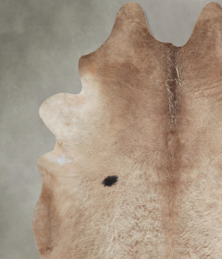 Taupe X-Large Brazilian Cowhide Rug 7'6"H x 6'3"W #A48161 by Hudson Hides