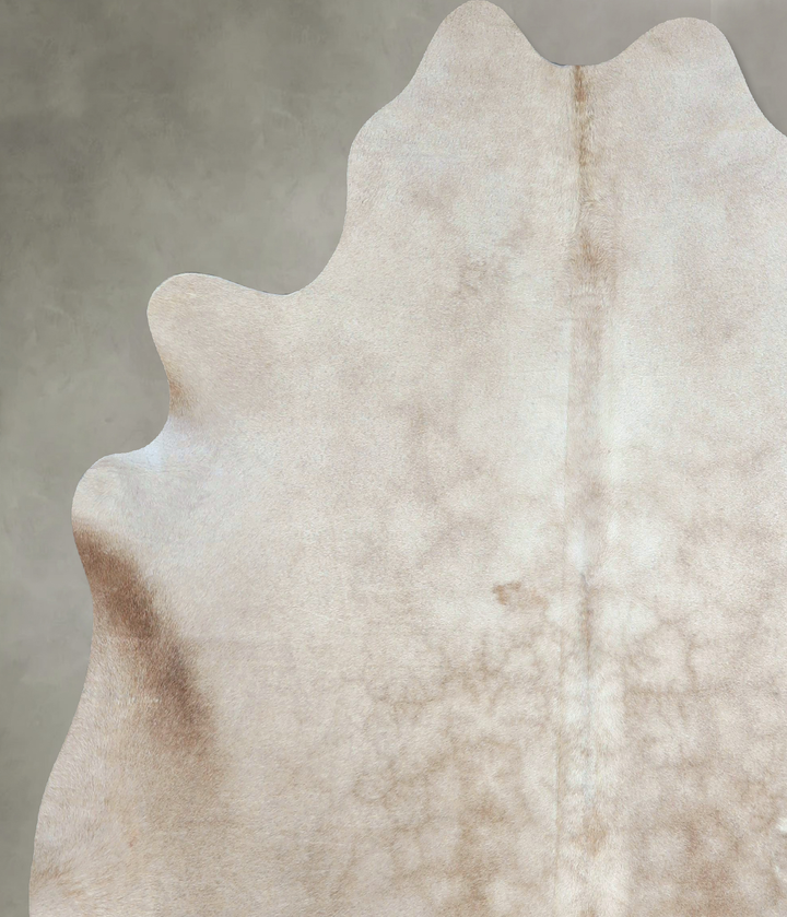 Taupe X-Large Brazilian Cowhide Rug 6'8"H x 6'1"W #A48164 by Hudson Hides