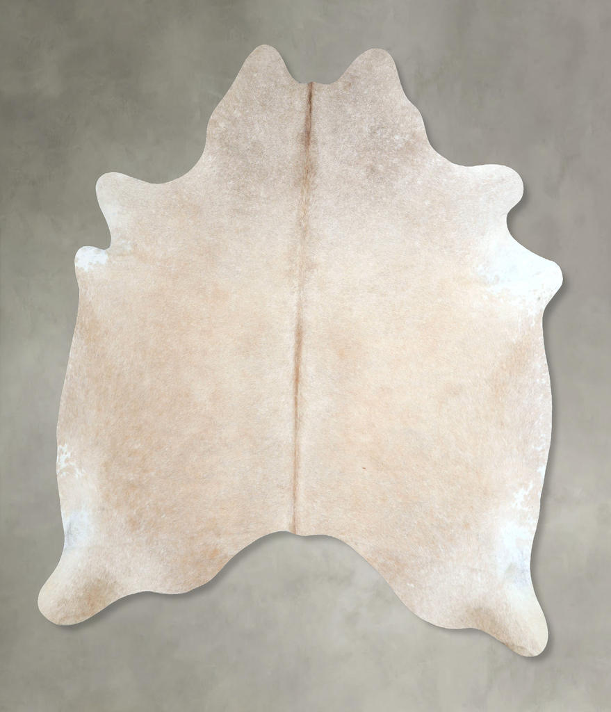 Taupe X-Large Brazilian Cowhide Rug 6'5"H x 6'6"W #A48165 by Hudson Hides