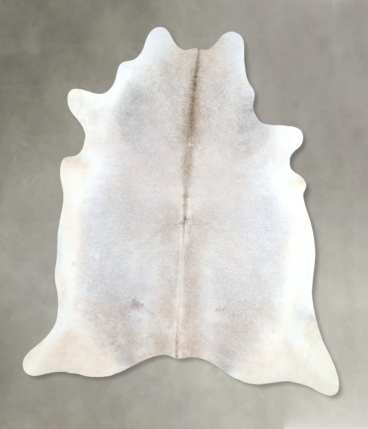 Grey with Beige Cowhide Rug #A48175