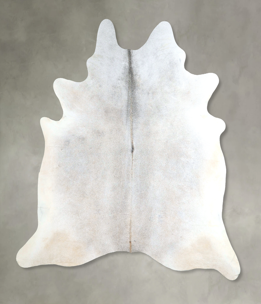 Grey with Beige XX-Large Brazilian Cowhide Rug 7'6"H x 7'0"W #A48184 by Hudson Hides