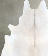 Grey with Beige XX-Large Brazilian Cowhide Rug 7'7"H x 7'2"W #A48185 by Hudson Hides