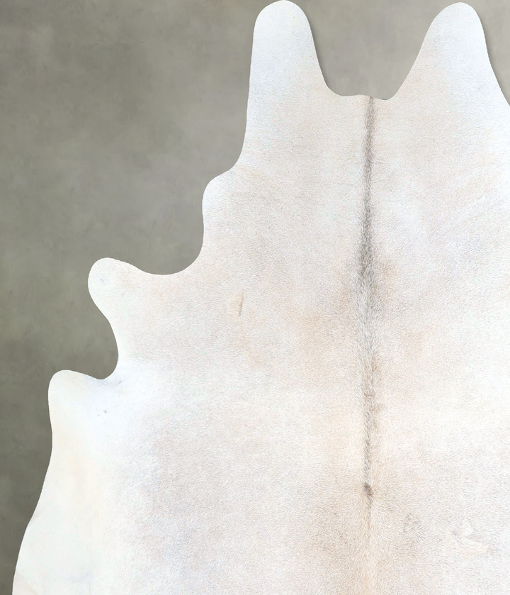 Grey with Beige XX-Large Brazilian Cowhide Rug 7'7"H x 7'2"W #A48185 by Hudson Hides