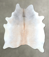 Grey with Beige X-Large Brazilian Cowhide Rug 7'3"H x 6'2"W #A48186 by Hudson Hides