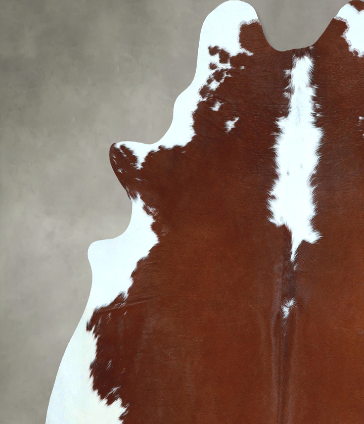 Hereford X-Large Brazilian Cowhide Rug 6'8"H x 6'7"W #A48189 by Hudson Hides
