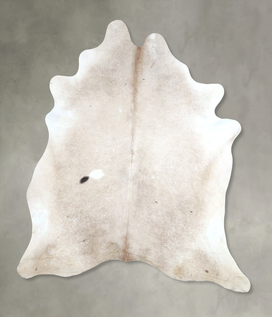 Taupe X-Large Brazilian Cowhide Rug 7'0"H x 6'4"W #A48197 by Hudson Hides