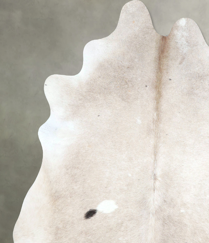 Taupe X-Large Brazilian Cowhide Rug 7'0"H x 6'4"W #A48197 by Hudson Hides