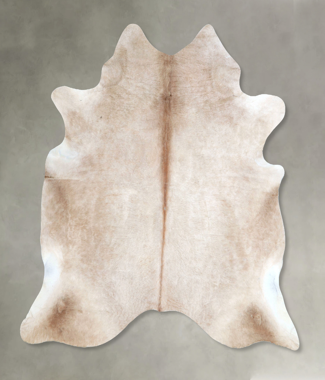 Taupe X-Large Brazilian Cowhide Rug 6'4"H x 6'5"W #A48198 by Hudson Hi