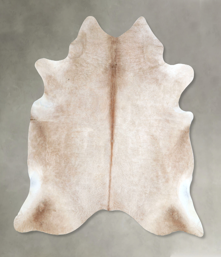 Taupe X-Large Brazilian Cowhide Rug 6'4"H x 6'5"W #A48198 by Hudson Hides