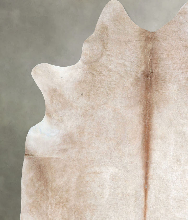 Taupe X-Large Brazilian Cowhide Rug 6'4"H x 6'5"W #A48198 by Hudson Hides