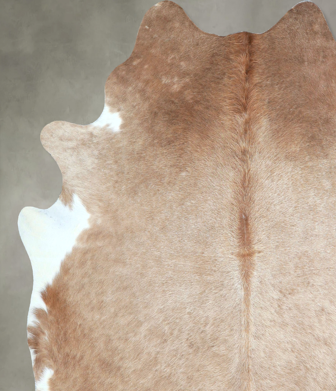 Taupe X-Large Brazilian Cowhide Rug 6'9"H x 6'0"W #A48201 by Hudson Hi