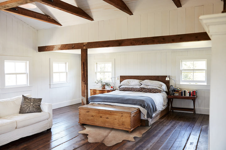 Taupe Large Brazilian Cowhide Rug 6'6"H x 5'8"W #A48207 by Hudson Hides