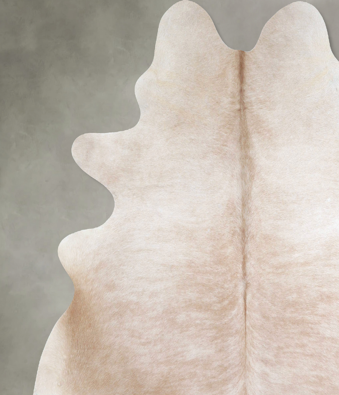 Taupe X-Large Brazilian Cowhide Rug 6'11"H x 6'4"W #A48208 by Hudson H