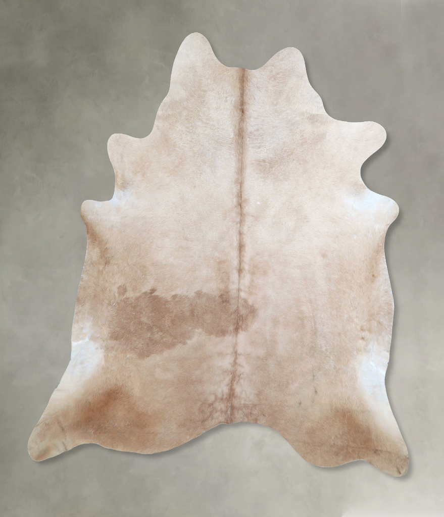 Taupe X-Large Brazilian Cowhide Rug 6'11"H x 6'7"W #A48210 by Hudson Hides