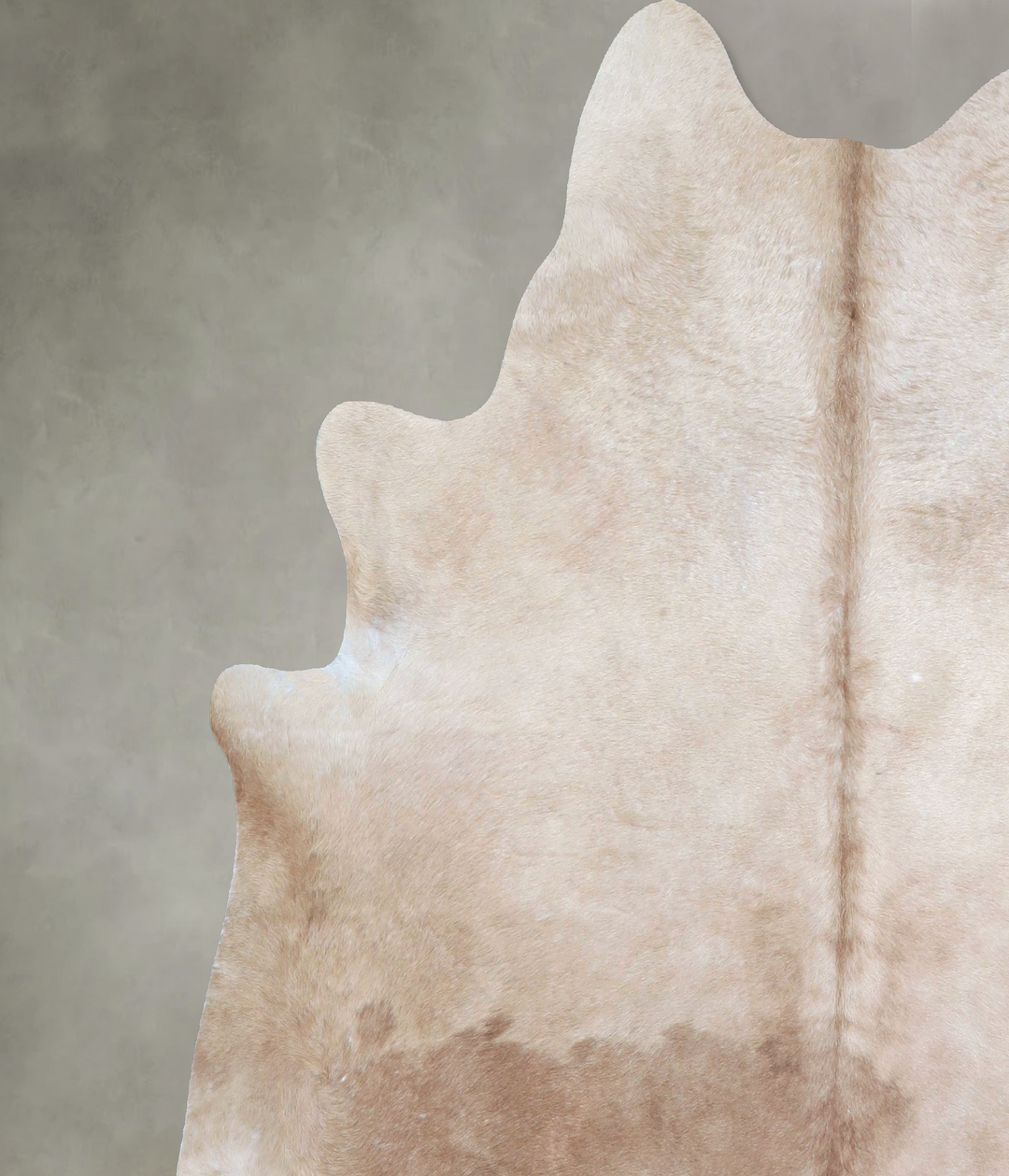 Taupe X-Large Brazilian Cowhide Rug 6'11"H x 6'7"W #A48210 by Hudson H