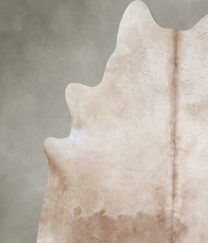 Taupe X-Large Brazilian Cowhide Rug 6'11"H x 6'7"W #A48210 by Hudson Hides