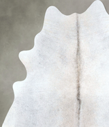 Grey with Beige X-Large Brazilian Cowhide Rug 7'2"H x 6'3"W #A48219 by Hudson Hides