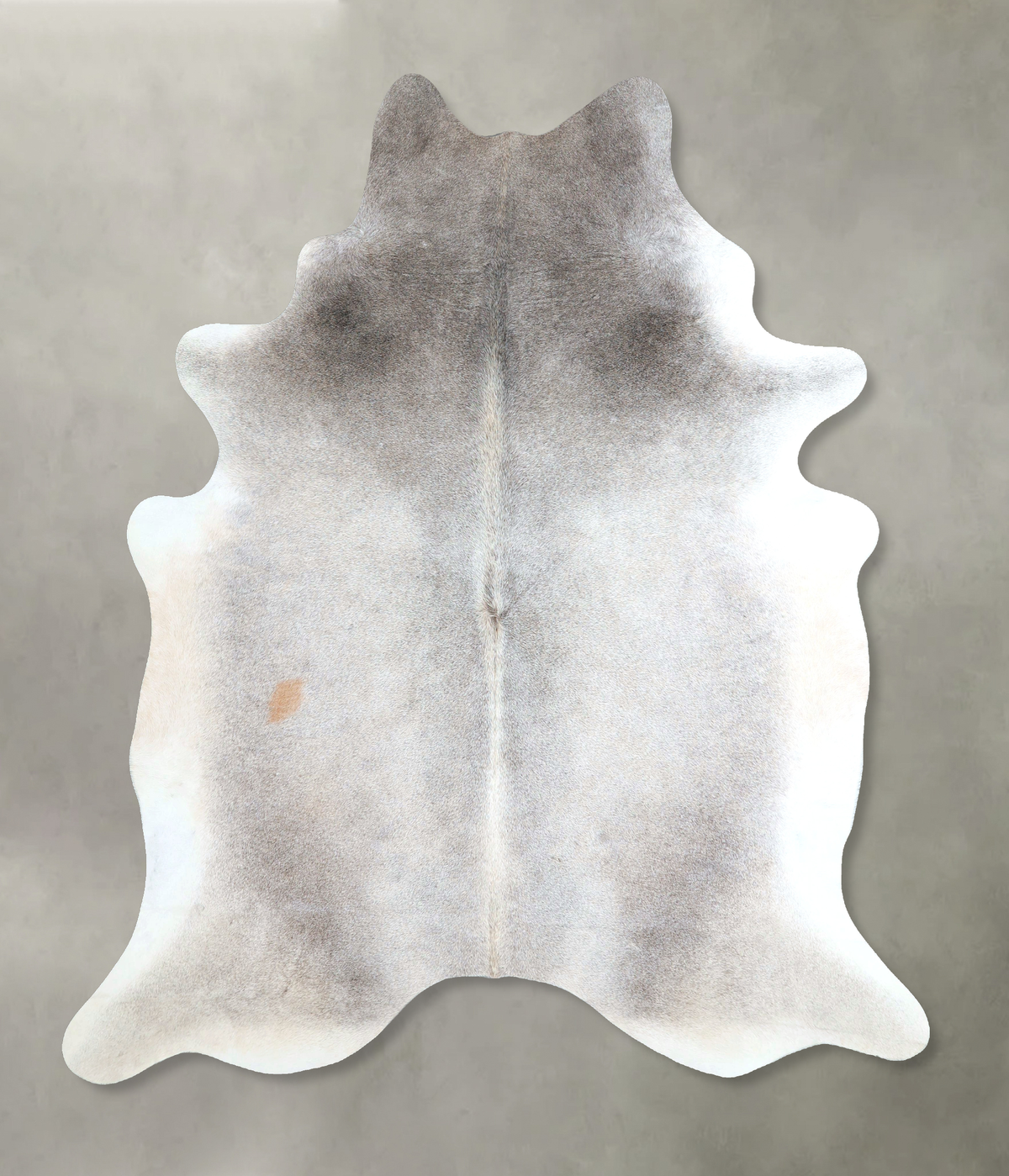 Grey with Beige Cowhide Rug #A48220