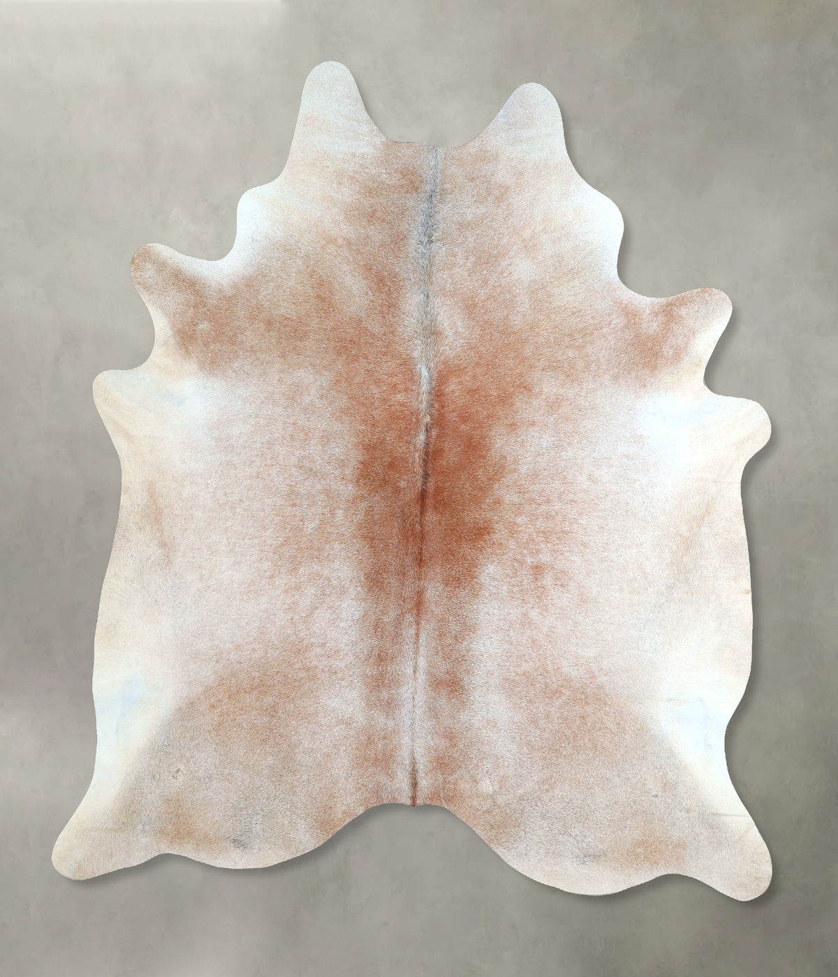 Grey with Beige Cowhide Rug #A48221
