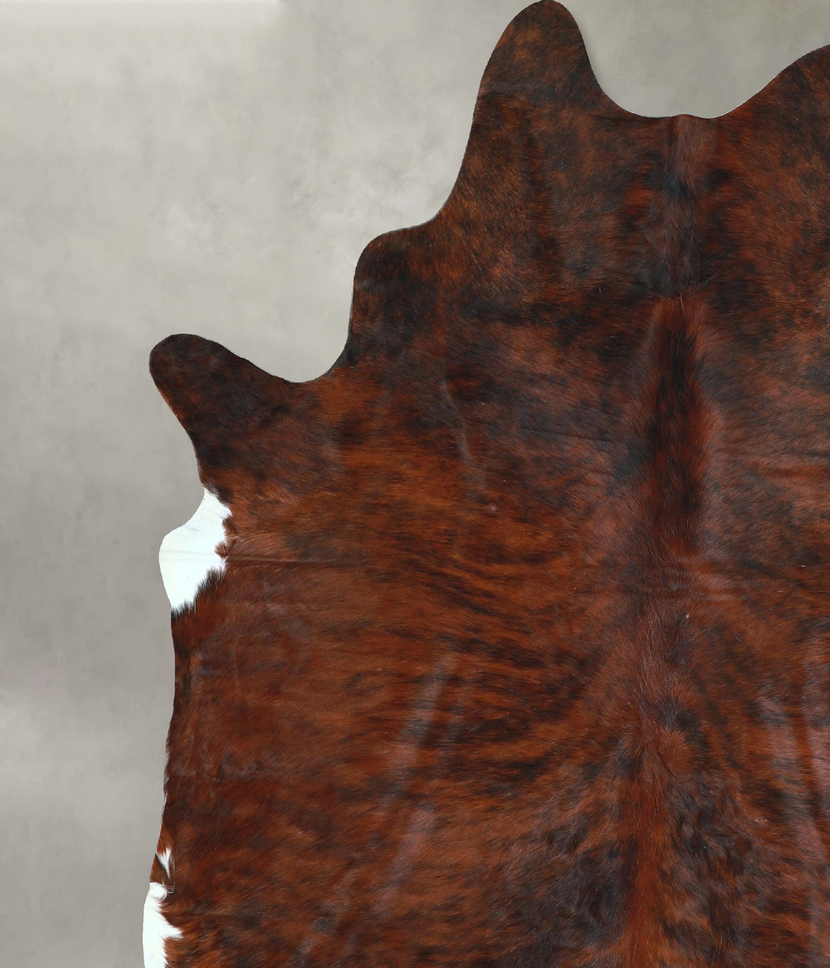 Dark Brindle Cowhide Rug #A48224