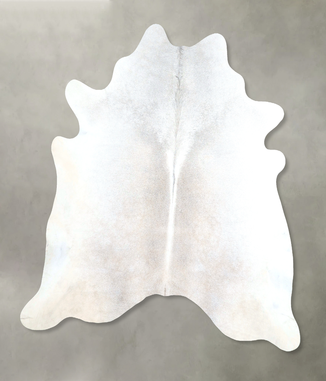 Grey with Beige X-Large Brazilian Cowhide Rug 6'5"H x 6'3"W #A48227 by