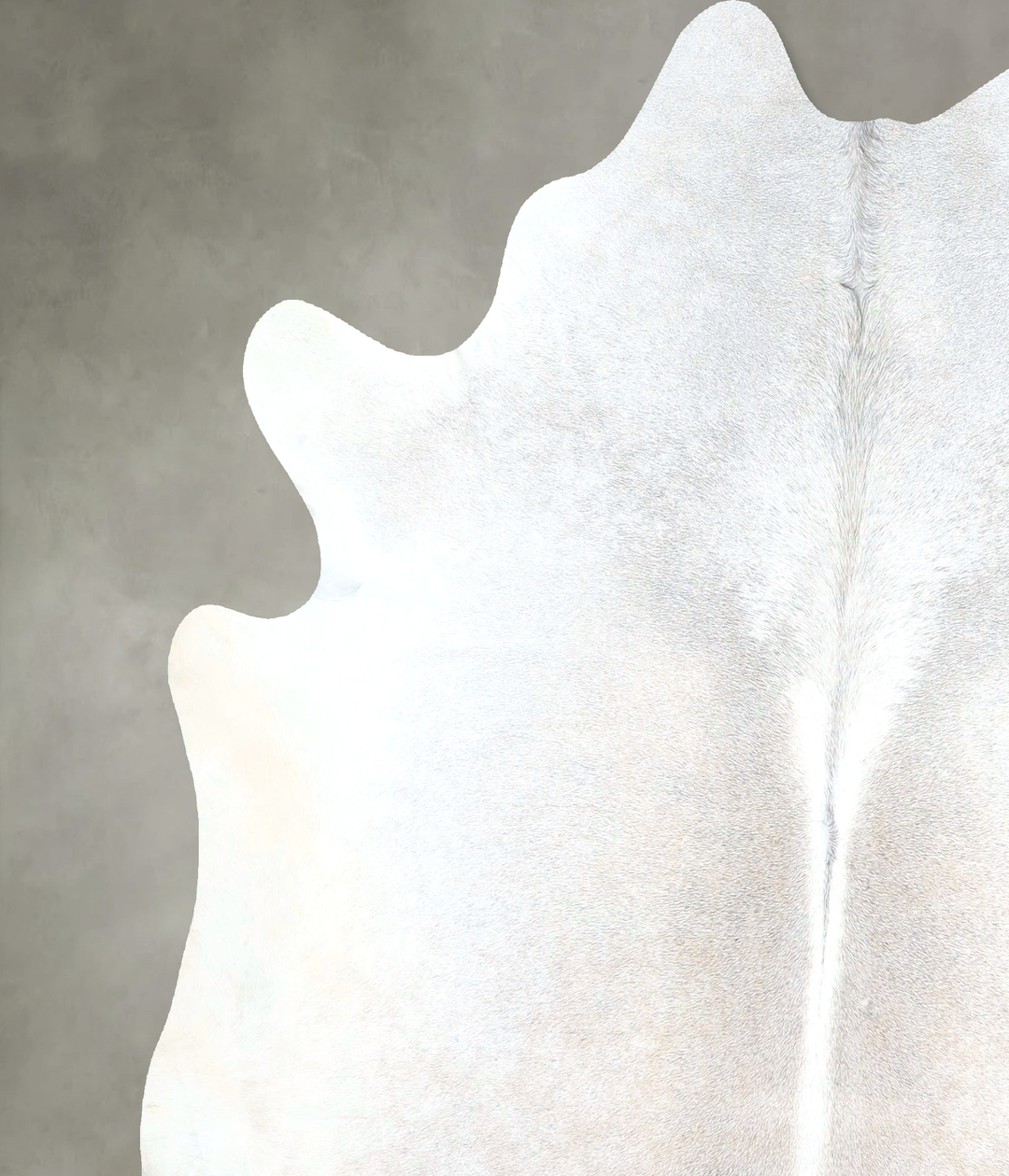 Grey with Beige X-Large Brazilian Cowhide Rug 6'5"H x 6'3"W #A48227 by