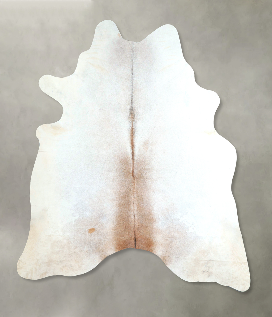 Grey with Beige XX-Large Brazilian Cowhide Rug 7'8"H x 6'10"W #A48245 by Hudson Hides