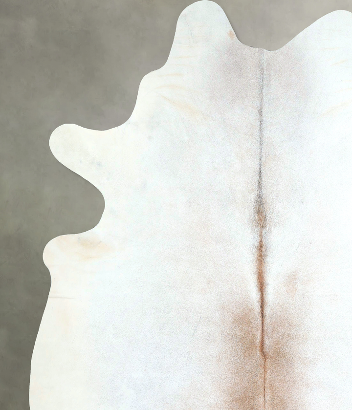 Grey with Beige XX-Large Brazilian Cowhide Rug 7'8"H x 6'10"W #A48245 by Hudson Hides